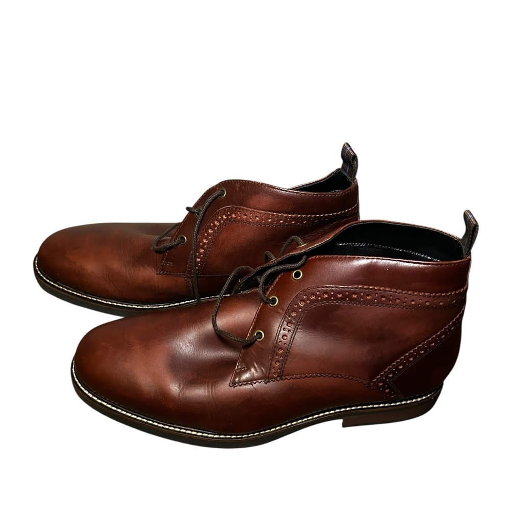 Nunn Bush Brown Leather Chukka Boots Size 11